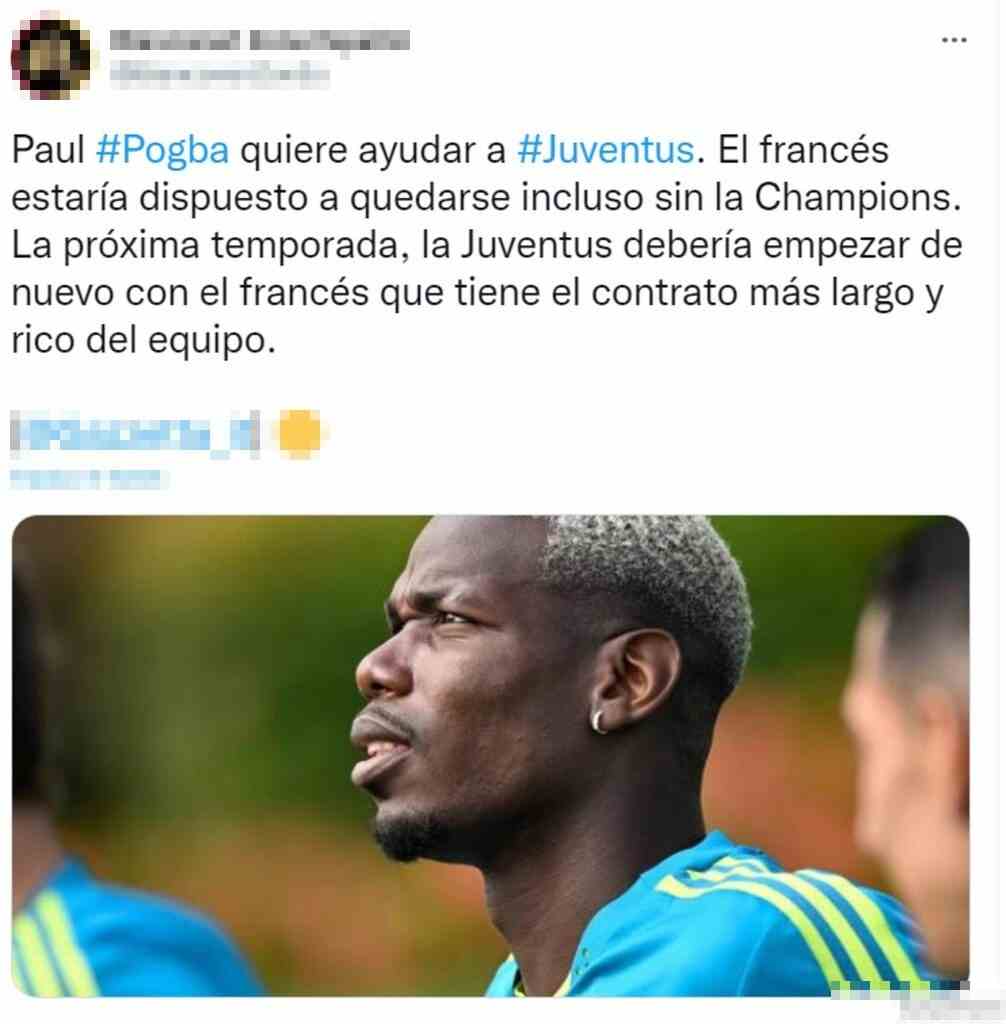 Tweet Pogba 