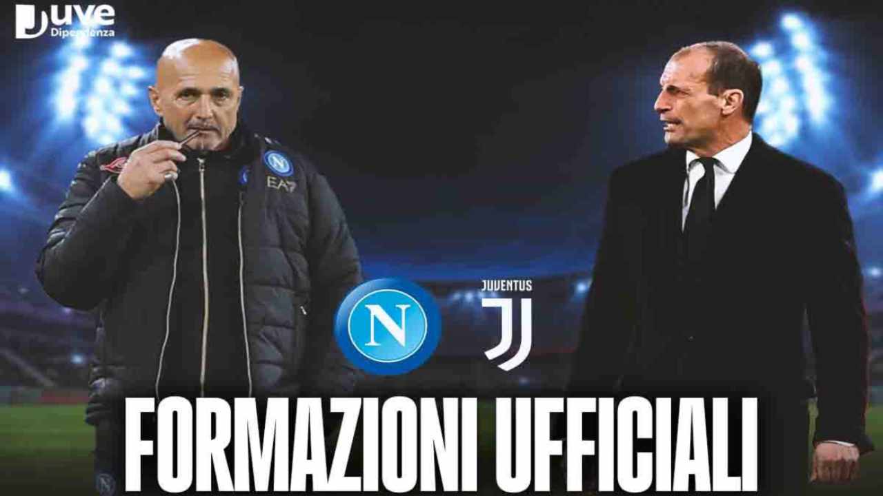 Napoli-Juventus formazioni ufficiali