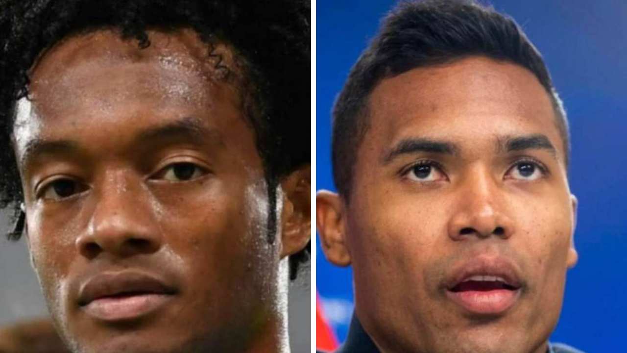 Cuadrado e Alex Sandro