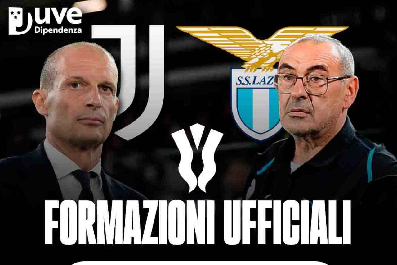 Juve-Lazio formazioni ufficiali