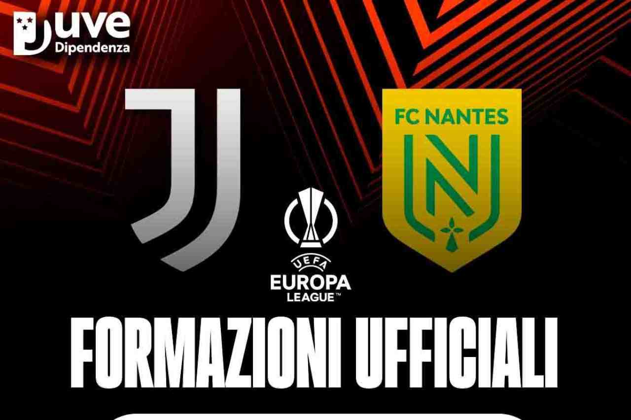 Juventus Nantes Formazioni ufficiali