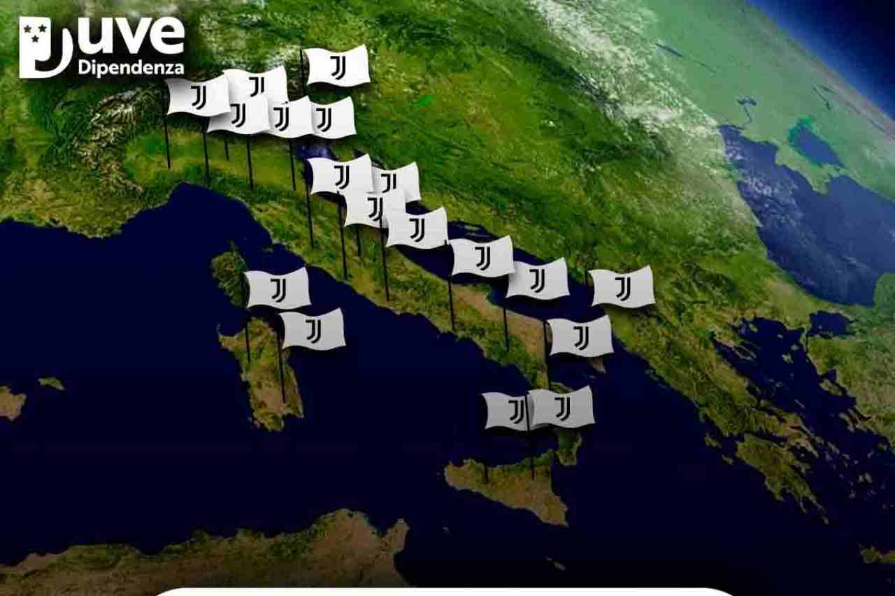 Juventus regioni Italia
