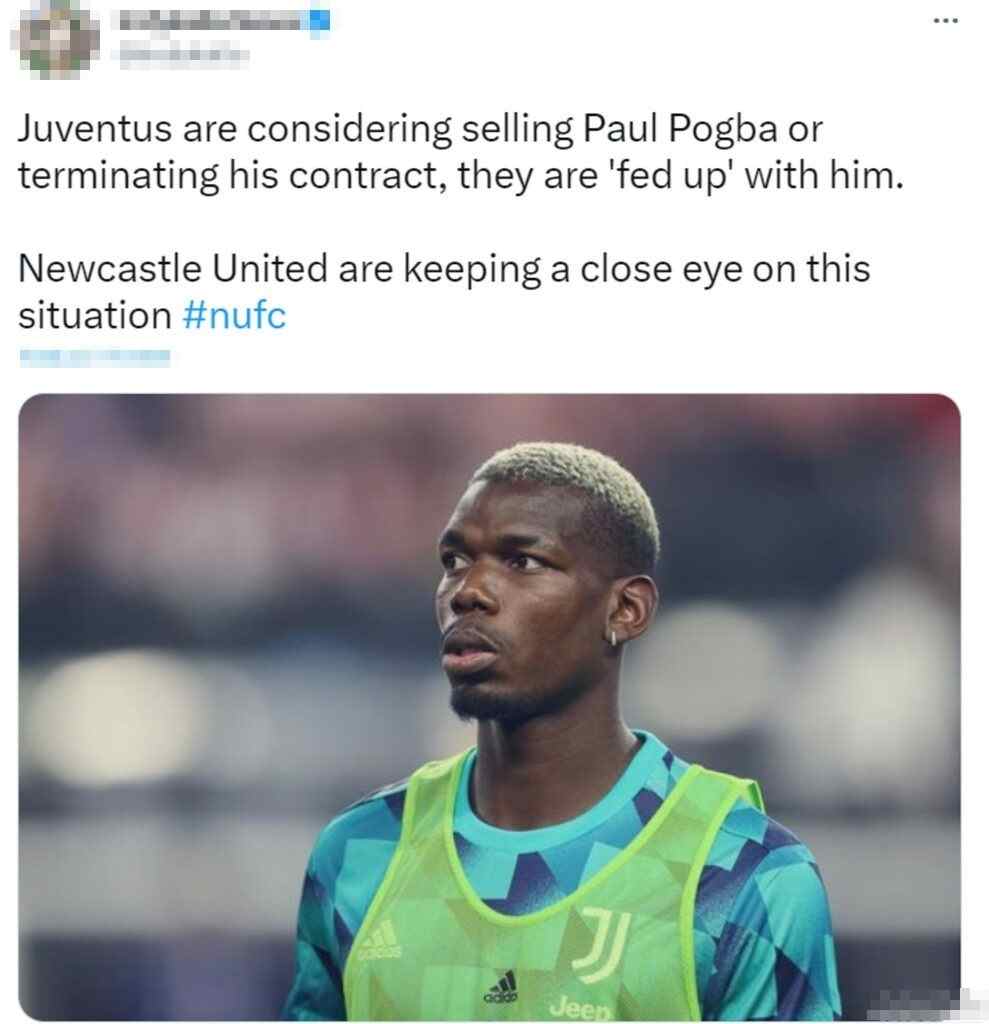 Tweet Pogba