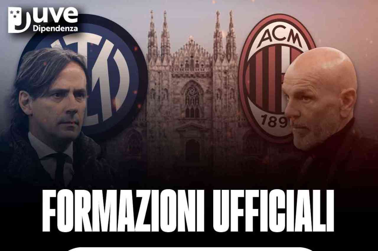 inter milan formazioni ufficiali