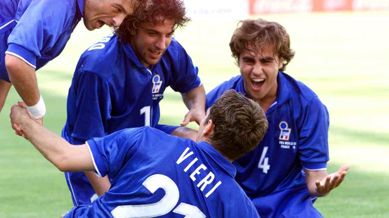 Del Piero Cannavaro Moriero Vieri