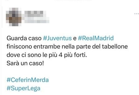 Sorteggio Juventus Real Madrid