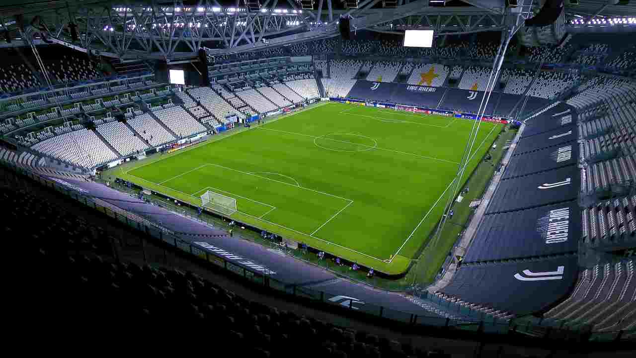 Stadio Juventus vuoto