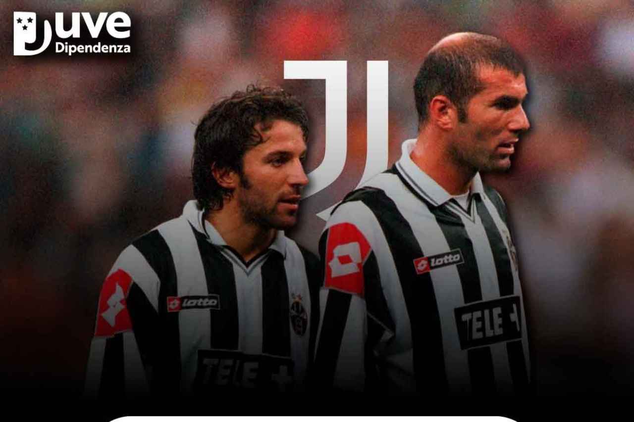 del piero zidane juventus