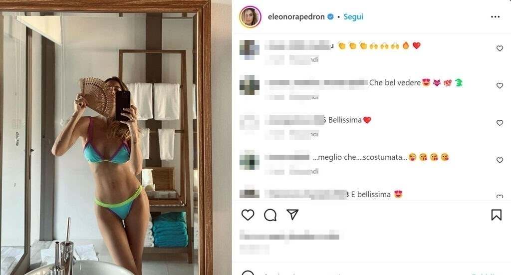 eleonora pedron commenti