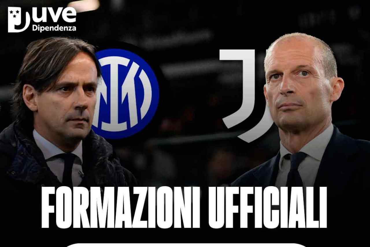 formazioni ufficiali inter juventus