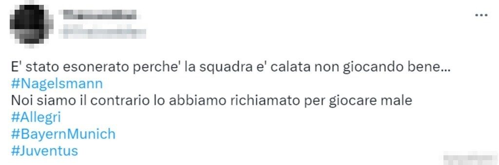 tweet allegri nagelsmann 