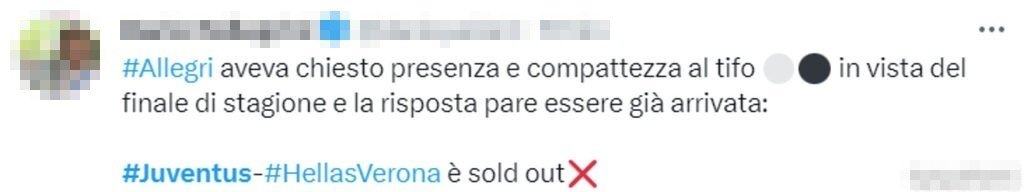 tweet allegri