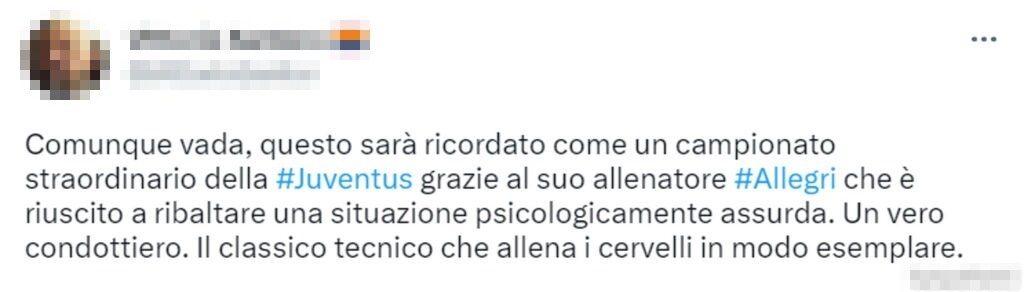tweet allegri
