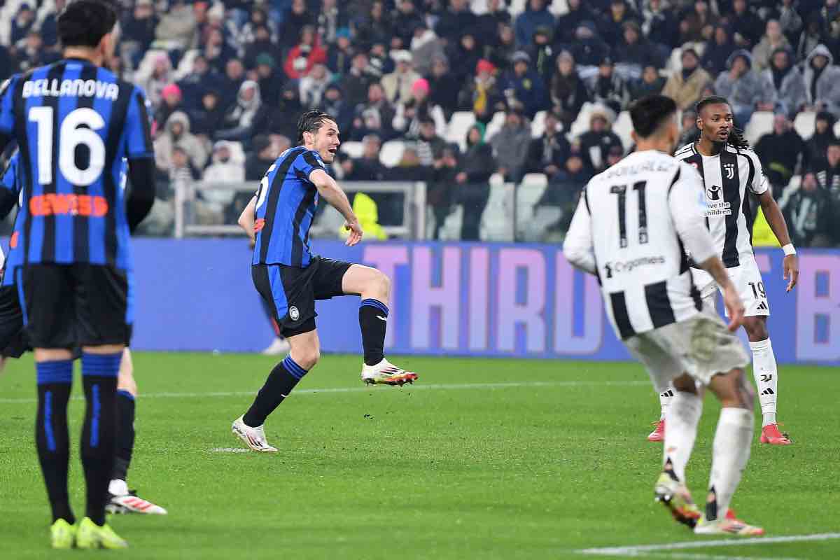 Juventus Atalanta infortunio per il forte difensore