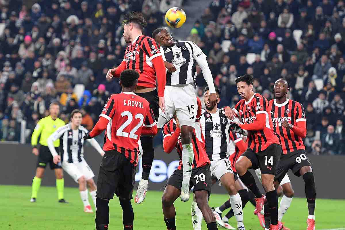 Juventus Milan grande apprensione