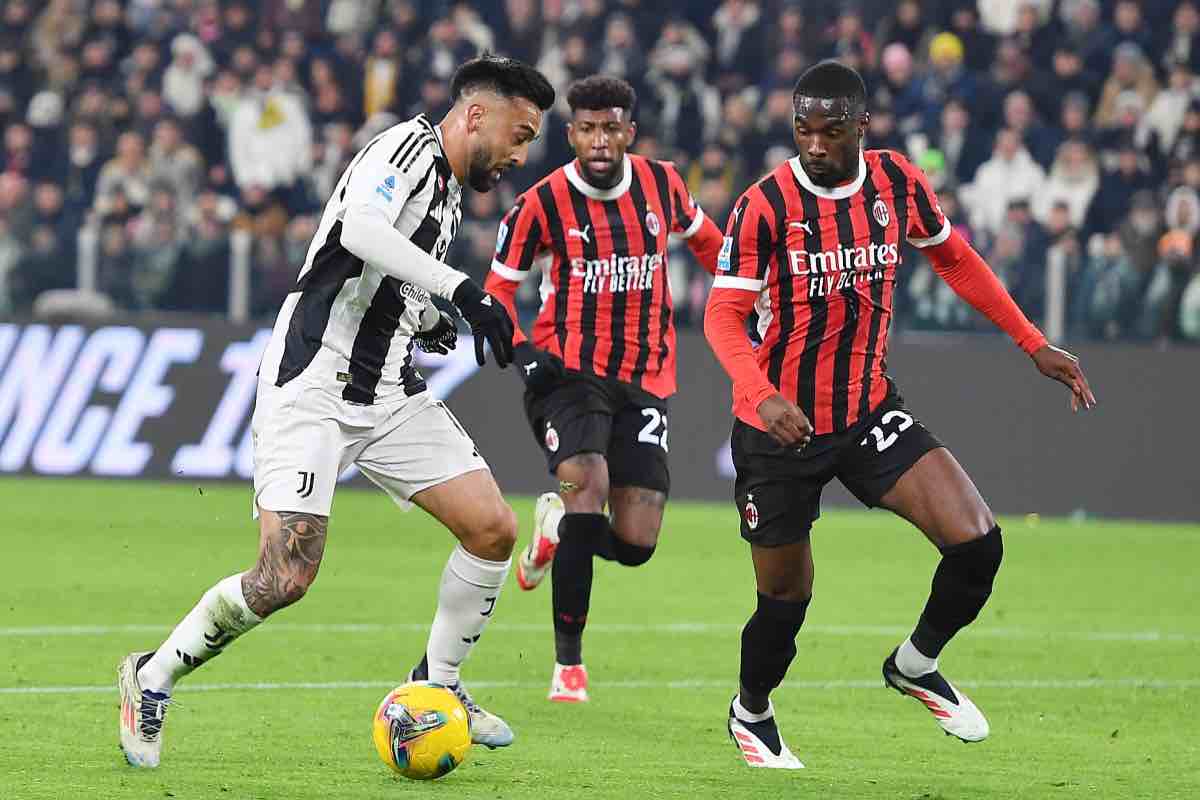 Juventus Milan tegola pesante