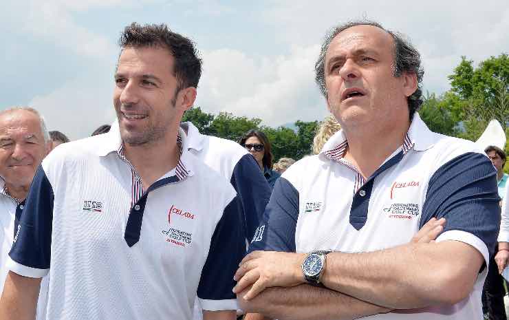 Del Piero Platini Elkann Juventus Ferrero Elkann