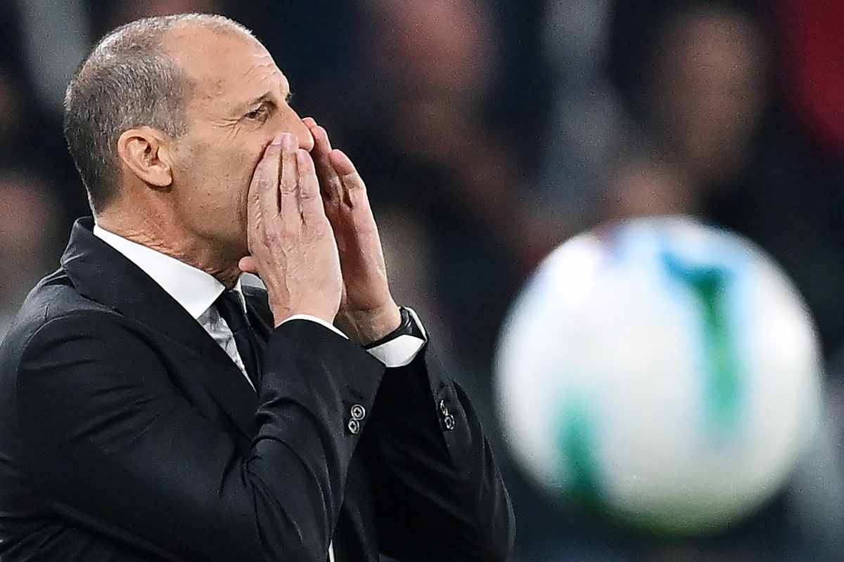 La reazione di Allegri all’errore di Pulisic