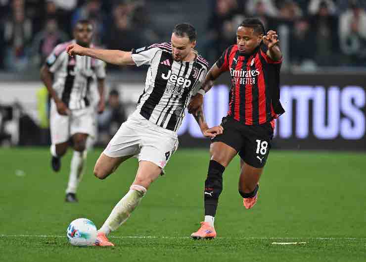 Juventus Milan limiti a centrocampo